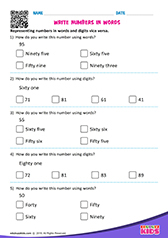 Write Numbers in Words