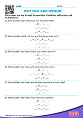 Place Value Word Problems