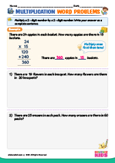 2-Digit Multiplication Word Problems