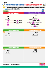 Multiplication Using Standard Algorithm