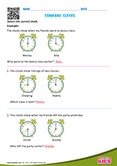 Compare clocks