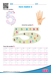 Math Write numbers worksheets Kindergarten