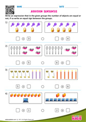 Addition sentences