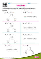 Subtraction sentences