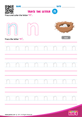 English Write lowercase Letters worksheets pre-k