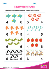 Math Count how many worksheets pre-k