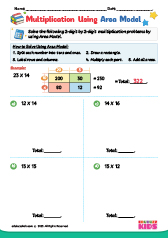 Multiplication With Area Model