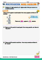 2-Digit Multiplication Word Problems