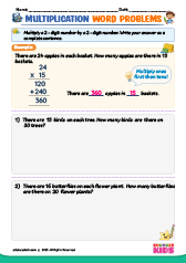 2-Digit Multiplication Word Problems