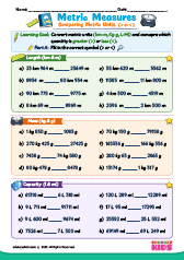 Comparing Metric Units