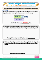 Metric Length Measurement Word problems