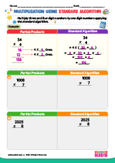 Multiplication Using Standard Algorithm